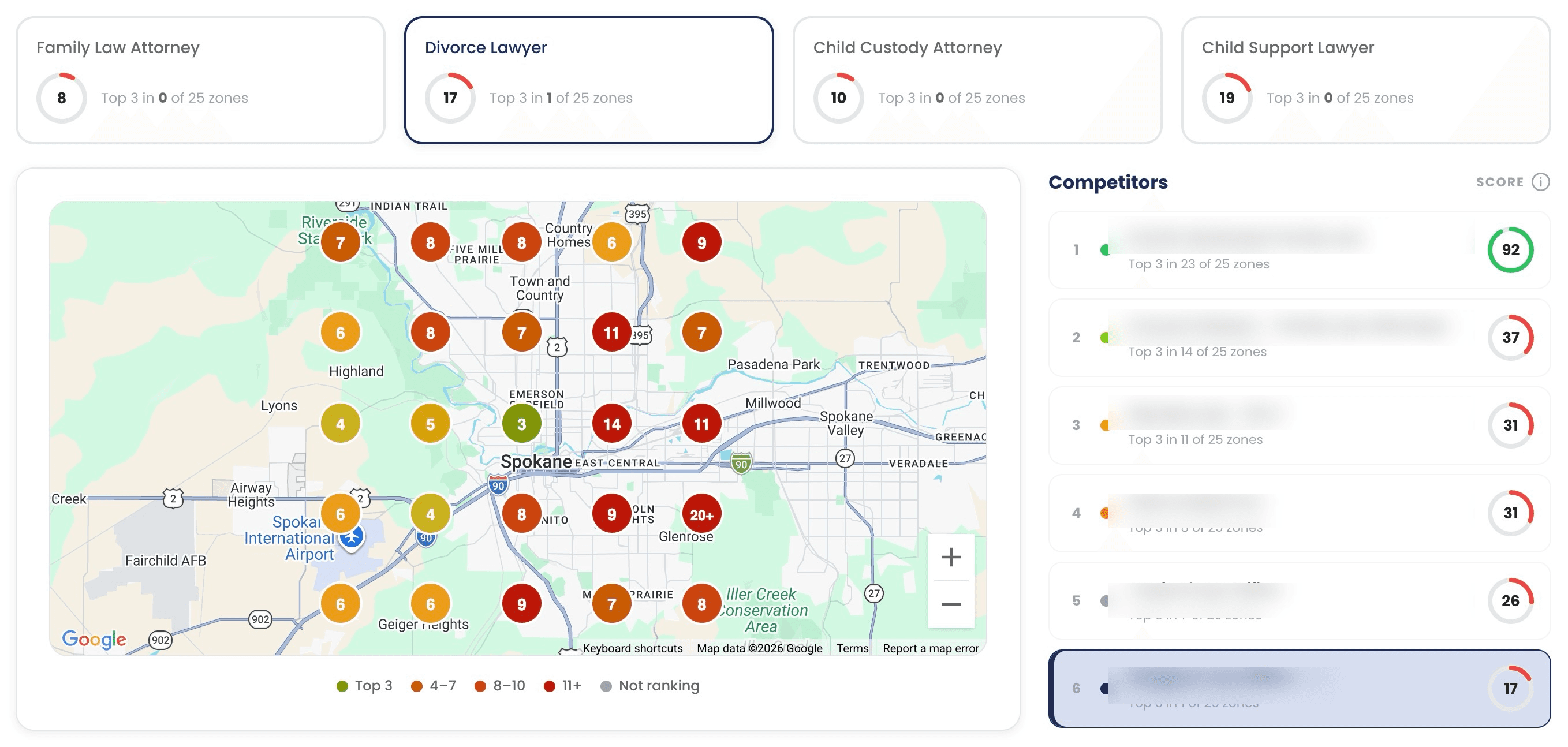 Sample Local Map Assessment report — Spokane divorce lawyer
